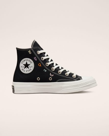 Women's Converse Chuck 70 Mystic Symbols High Top Shoes Black / White | AU 15948O